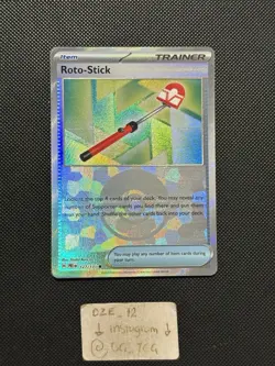 Pokemon Prismatic Evolutions - Roto-Stick - 127/131 - Poke Ball Reverse - M/NM - Image 1