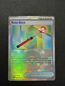 Pokemon Prismatic Evolutions - Roto-Stick - 127/131 - Poke Ball Reverse - M/NM - Image 2