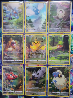 Pokemon TCG Crown Zenith Galarian Gallery 9 Card Set Pikachu GG30 GG26-GG34 NM - Image 1