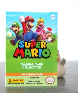 Super Mario card TCG - 220 - Toad - Line Drawing Card - Image 4
