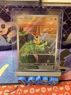 Pokemon TCG Victini Full Art Holo Black Star Promo Card 208 - Image 1