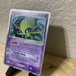 Pokemon TCG Celebi EX Ultra Rare Holo Card 17/17 Pop Series 2 Promo - LP - Image 2