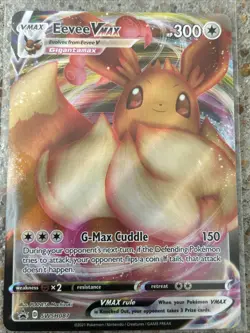 Eevee VMAX Sword & Shield SWSH087 Holo Promo Pokemon Card - Near Mint - Image 1