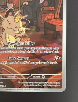 Team Rocket’s Meowth 203/182 - Pokemon Card - Destined Rivals - Pack Fresh - Image 5