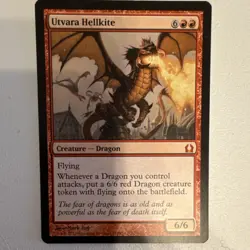 Wizards of the Coast MTG Utvara Hellkite RTR Mythic 110 Red 6/6 - Image 2