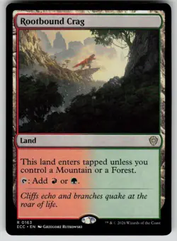 Rootbound Crag Normal R Commander: Lorwyn Eclipsed 163 NM - Image 1