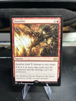 MTG Banefire Jumpstart 2022 Regular Rare NM - Image 1