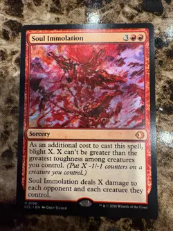SOUL IMMOLATION Magic MTG Lorwyn Eclipsed - Image 1
