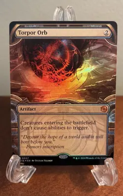 MTG Torpor Orb (Showcase) Foil #0057 Outlaws of Thunder Junction The Big Score - Image 1
