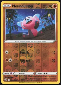 Carte Pokemon Nounourson 150/264 Reverse Poing de Fusion Francais - Image 1