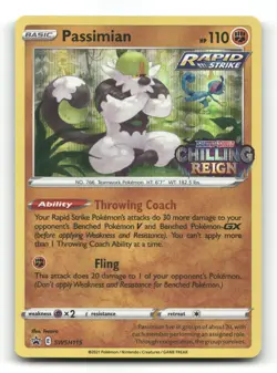 Passimian (Prerelease) SWSH115 - Chilling Reign Stamped Promo - Pokemon NM/M - Image 1