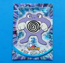 TV Animation 62 Quappo, Non-Holo, Blue Logo Pokemon Karte Topps Series 1, 1999 - Image 1