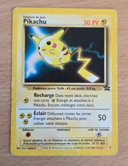 Carte Pokemon : Pikachu promo 4 Wizards Francaise - Image 1