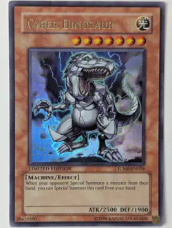 Cyber-Dinosaurier JUMP-EN024 Ultra Rare EN NM YUGIOH - Image 1