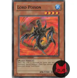 Yugioh Lord Poison GLD2-EN004 Common Limited Edition NM - Image 1