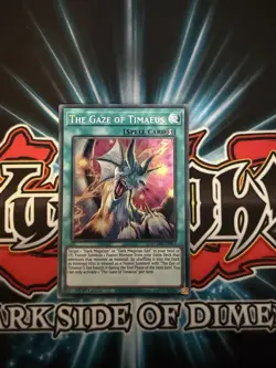 The Gaze of Timaeus MZMU Secret Rare 1st Edition Yu-Gi-Oh Near Mint - Image 1