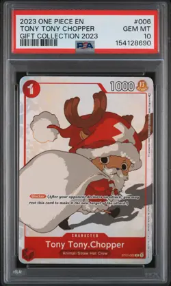 Tony Tony Chopper PSA10 2023 One Piece Gift Collection 2023 #006 - Image 1