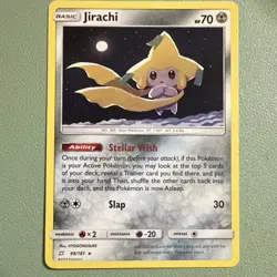 Pokemon Jirachi 99/181 Holo Rare Sm-Team Up Basic 70HP English Card - Image 1