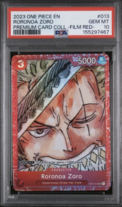 RORONOA ZORO PSA 10 2023 PREMIUM CARD COLLECTION -ONE PIECE FILM RED- #013 - Image 1