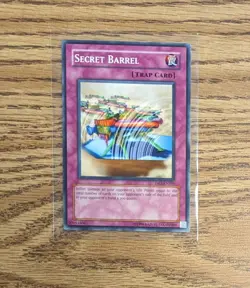 SECRET BARREL TRAP CARD UNLIMITED DR1-EN101 COMMON YUGIOH LP - Image 1