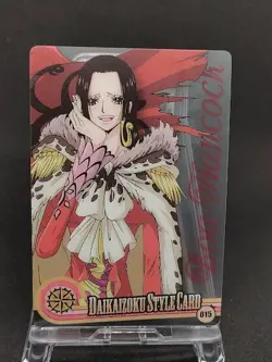 Boa hancock 015 ONE PIECE Daikaizoku Style Card MORINAGA With tracking - Image 1