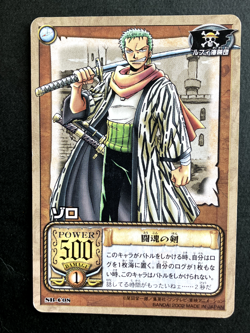 Zoro From TV animation ONE PIECE Card Game TCG Japanese Bandai 2002 SB-C08 - Image 1