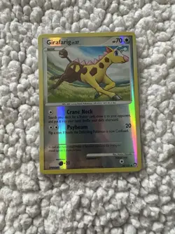 Pokemon Card - Girafarig Mysterious Treasures 49/123 Reverse Holo - Image 1