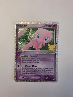 Pokemon TCG card Mew ex 88/92 Celebrations: Classic Collection Holo - Image 1