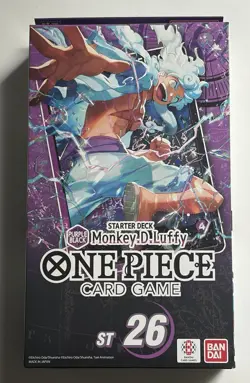Purple Black Monkey D. Luffy ST-26 Starter Deck - One Piece Card Game - EN - Image 1