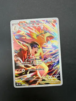 Pokemon TCG Ethans Typhlosion Full Art Card Destined Rivals 190/182 NM - Image 3