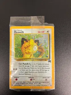 Pokemon Card - Black Star Promo #10 - MEOWTH (holo-foil) - NM/Mint - Image 1