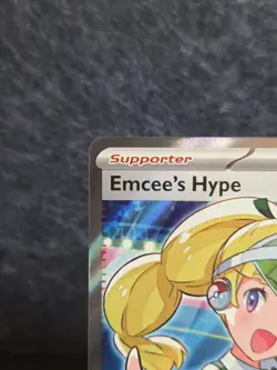Pokemon Cards Emcee's Hype 220/182 Destined Rivals Ultra Rare NM - Image 2