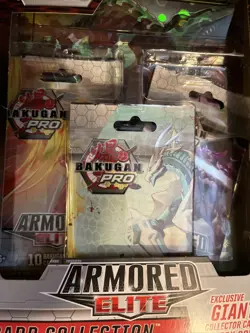 NEW Bakugan Pro Armored Elite Card Collection With Giant Collector Card - Image 2