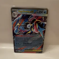 Pokemon Mega Greninja EX Holo Stage 2 Trading Card 350 HP 120+ Attack - Image 1