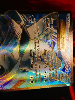 LP Pokemon(FULL ART)GLACEON EX Card XY FATES COLLIDE Set 116/124 Ultra Rare Holo - Image 5