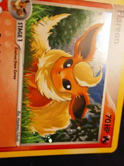 LP Pokemon (Holo) FLAREON Card POP SERIES-3 Set #2/17 Cosmos Foil Promo 2006 - Image 4
