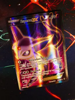 LP Pokemon (FULL ART) ESPEON EX Card XY BREAKPOINT Set 117/122 Ultra Rare Holo - Image 1