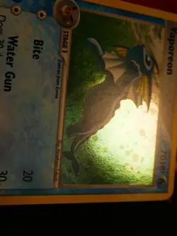 LP/MP Pokemon (Holo)VAPOREON Card POP SERIES-3 Set#6/17 Cosmos Foil Promo 2006#2 - Image 3