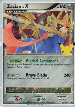 Zacian LV. X Holo Promo SWSH: Sword & Shield Promo Cards SWSH135 NM - Image 1