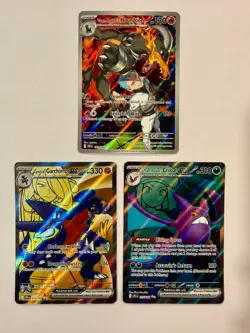 POKEMON English Lot of 9 Cards 151 Destined Rivals Near Mint or Better PSA Plays - Image 4