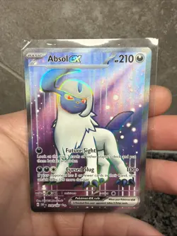 Absol ex Ultra Rare Pokemon TCG Card ( #214/197 SV03: Obsidian Flames NM Holo ) - Image 1