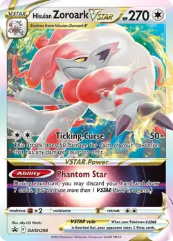 Hisuian Zoroark VSTAR SWSH298 SWSH: Sword & Shield Promo Cards Holo - Image 1