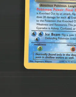 Dark Gyarados 8 Celebrations: Classic Collection Stamped Pokemon Card NM - Image 5