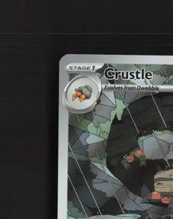 Crustle 183/182 Paradox Rift Full Art Ultra Rare Holo Pokemon Card NM - Image 3