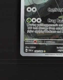 Crustle 183/182 Paradox Rift Full Art Ultra Rare Holo Pokemon Card NM - Image 5