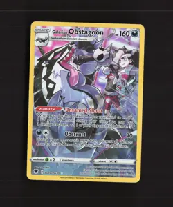 Galarian Obstagoon TG10/TG30 Astral Radiance Full Art Ultra Rare Pokemon Card NM - Image 1