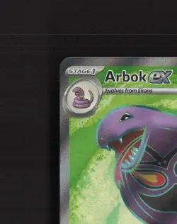 Arbok ex 185/165 Scarlet & Violet 151 Full Art Ultra Rare Holo Pokemon Card NM - Image 3