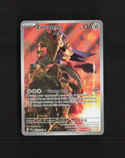 Zamazenta 201/182 Destined Rivals Full Art Ultra Rare Holo Pokemon Card NM - Image 1