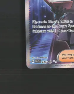 Shauntal 243/182 Paradox Rift Full Art Ultra Rare Holo Pokemon Card NM - Image 5