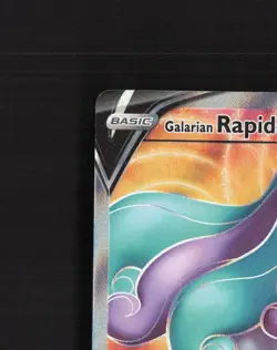 Galarian Rapidash V 167/198 Chilling Reign Full Art Ultra Rare Pokemon Card NM - Image 3